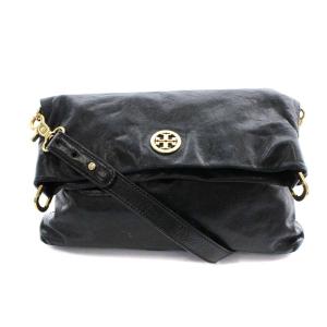 ショルダーバッグ レザー ゴールド金具 黒 ブラック