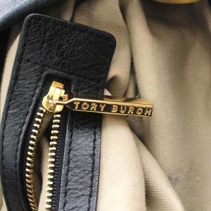 TORY BURCH ショルダーバッグ レザー ゴールド金具 黒 ブラック