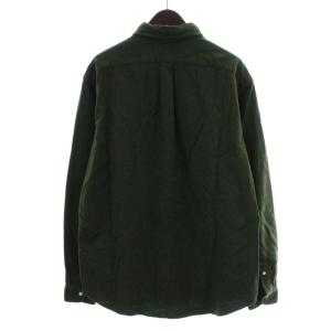 RALPH LAUREN CUSTOM FIT シャツ 長袖 コットン XL 緑 グリーン