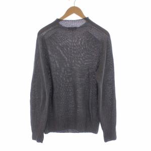 MARGARET HOWELL 22SS LINEN COTTON ニット セーター 長袖 リネンコットン M グレー
