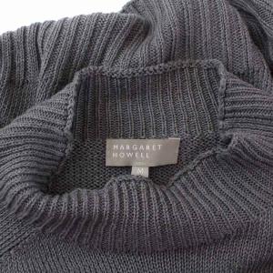 MARGARET HOWELL 22SS LINEN COTTON ニット セーター 長袖 リネンコットン M グレー