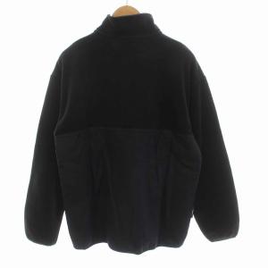 Back Channel POLARTEC JACKET ポーラテック フリース 切替 プルオーバー ジャケット L 黒 ブラック
