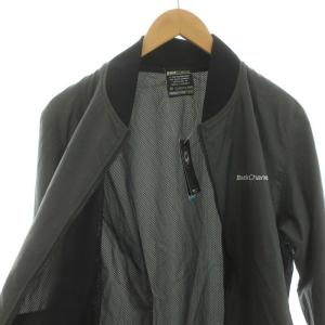 Back Channel ナイロンジャケット NYLON JACKET ブルゾン アウター ジップアップ ロゴ刺繍 M チャコール