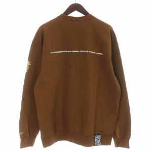 Back Channel BLANTESS CREW SWEAT トレーナー スウェット プルオーバー ヘビーウェイト プリント 長袖 L コヨーテ