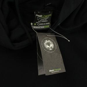 Back Channel ワンポイントプルオーバーパーカ ONE POINT PULLOVER PARKA フーディ 長袖 裏起毛 S 黒 ブラック