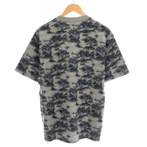 Back Channel Tシャツ カットソー 半袖 総柄 M グレー