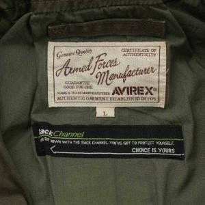 AVIREX × バックチャンネル BACK CHANNEL BASIC M-65 フィールドジャケット ミリタリー ジャケット L カーキ