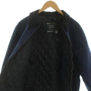 Back Channel ワークジャケット WORK JACKET アウター 襟コーデュロイ 裏地キルティング L 紺 ネイビー 2321056