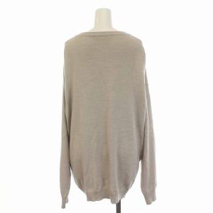 GALERIE VIE 20AW プルミエールウール Vネックプルオーバー ニット セーター 長袖 S ライトベージュ