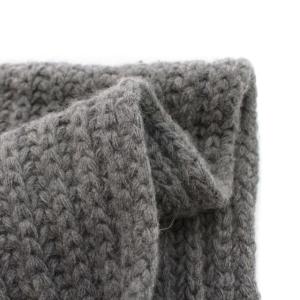 DSQUARED2 マフラー ストール アンゴラ混 ウール バイカラー グレー 黒 ブラック