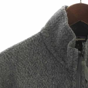 Patagonia 19AW ウーリエステル フリース ジャケット ハイネック スタンドカラー ジップアップ M orge Grey 26935