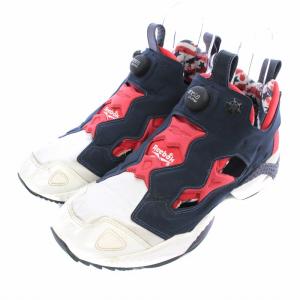 Reebok ポンプ フューリー PUMP FURY スニーカー シューズ US10 28.0cm 赤 レッド 紺 ネイビー 白 ホワイト