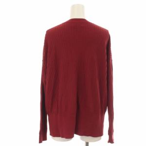 Acne Studios ISSY RIB リブニット クルーネック プルオーバー 長袖 XXS 赤 レッド 19Q156