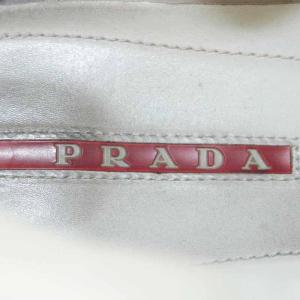 PRADA ハイカット スニーカー シューズ レースアップ 白 ホワイト