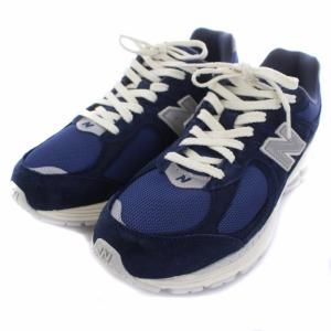 New Balance M2002RHL スニーカー シューズ スエード メッシュ UK8.5 27cm 紺 白