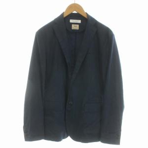 バイトーレドライ BY TORAY DRY テーラードジャケット シングル 2B センターベント 麻混 リネン混 L 紺 ネイビー