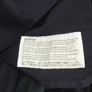 kolor 21SS コーティングウールトロピカル TROUSERS パンツ スラックス 2 M 黒 ブラック 21SCM-P13108