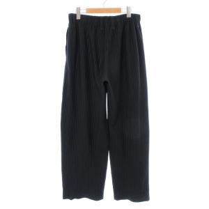 HOMME PLISSE ISSEY MIYAKE イージーパンツ ワイド プリーツ 2 黒