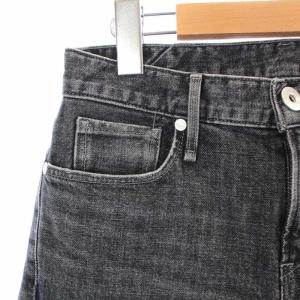 upper hights THE STELLA COAL LONG デニムパンツ ジーンズ スリム スキニー ジップフライ ウォッシュ加工 22 XS