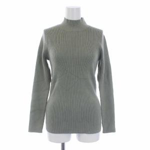 Ameri VINTAGE 20AW 4WAY MUFFLER LAYERED KNIT ニット チュニック 2点セット 変形 長袖 F 緑 グリーン