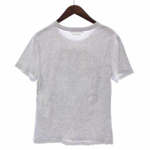 Alexander McQueen Tシャツ カットソー 半袖 クルーネック イラストプリント XS グレー