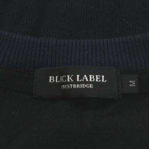 BLACK LABEL CRESTBRIDGE ニット セーター 長袖 コットン M 紺 ネイビー