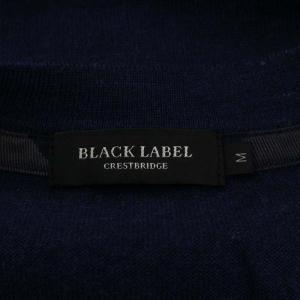 BLACK LABEL CRESTBRIDGE カーディガン 長袖 ウール M 紺 ネイビー