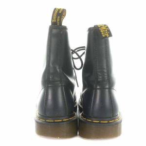 Dr.Martens ミドルブーツ レザー レースアップ ステッチ UK5 24cm 黒 ブラック