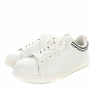 UNDERCOVER JUN TAKAHASHI スニーカー ローカット レザー 刺繍 XS 24?24.5cm 白 ホワイト