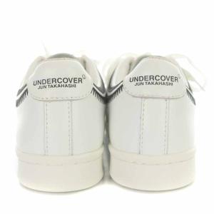UNDERCOVER JUN TAKAHASHI スニーカー ローカット レザー 刺繍 XS 24?24.5cm 白 ホワイト