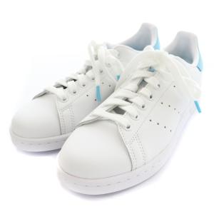 adidas Originals スタンスミス Stan Smith スニーカー シューズ ローカット US6 23.5cm 白 ホワイト 水色 ライトブルー