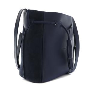 Longchamp ペネロペレザーバケットバッグ Penelope Leather Bucket Bag ショルダーバッグ 斜めがけ タッセル