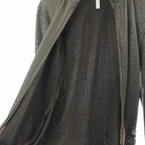 glamb トラックジャケット ジャケット ジャージ ヒョウ柄 レオパード ジップアップ 2 M カーキ