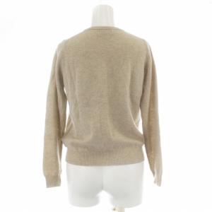 MARGARET HOWELL カーディガン ニット セーター 長袖 ウール カシミヤ混 2 M ベージュ