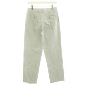 MARGARET HOWELL チノパンツ カラーデニム タック 麻 リネン混 2 M グレー