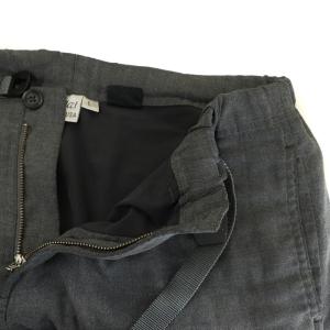 GRAMiCCi 14AW BEAMS別注 イージースラックス クライミングパンツ ベルト ウール混 L グレー GMP-14F107