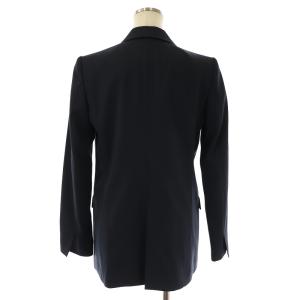 ESTNATION 22SS カルゼダブルブレストジャケット テーラード ダブル 紺ブレ 金ボタン 36 S ネイビー 21-109-04-010413