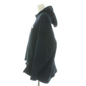 AMERICANA マイカアンドディール MICA&DEAL コットンパーカー プルオーバー 長袖 ロゴプリント FREE 紺 ネイビー