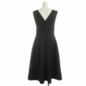 CELFORD 21AW ポンチジャンパードレス ジャンパースカート ロング ノースリーブ 36 S 黒 ブラック