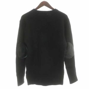 nonnative OFFICER SWEATER YAK WOOL ニット セーター プルオーバー ウール エルボーパッチ 長袖 1 M 黒