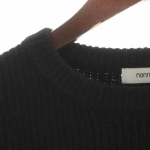nonnative OFFICER SWEATER YAK WOOL ニット セーター プルオーバー ウール エルボーパッチ 長袖 1 M 黒