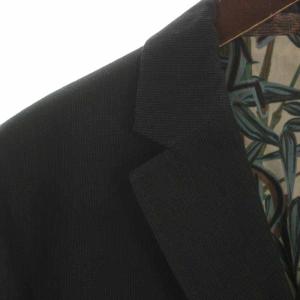 ETRO 19SS テーラードジャケット シングル 麻 サイドベンツ 58 ブラック