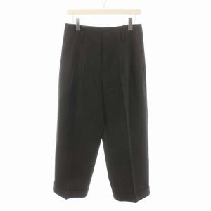 21SS COMPACT COTTON WOOL パンツ コットン ウール ワイド 3 L カーキ