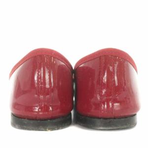 Repetto サンドリオン Cendrillon バレエシューズ フラットシューズ パンプス エナメル リボン 39.5 25cm 赤 レッド