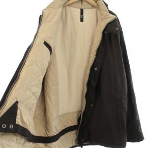 Zegna Sport microtene 中綿ジャケット フード 2way アウター S ダークブラウン