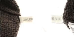 GALERIE VIE 19AW ニット タートルネック ウール セーター 長袖 S 茶 ブラウン