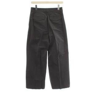 MARGARET HOWELL 17SS タック シャンブレーパンツ ワイド スラックス 3 M?L グレー