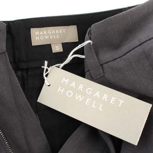 MARGARET HOWELL 17SS タック シャンブレーパンツ ワイド スラックス 3 M?L グレー
