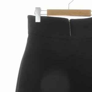 ADORE フレアスカート ジップフライ マキシ ロング 38 S 黒 ブラック 531-7120305