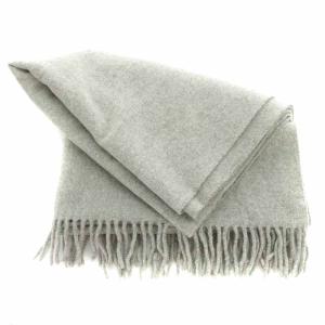 Acne Studios ストール マフラー ウール フリンジ 200×70cm グレー